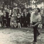Zawody na stadionie przy ul. Sportowej w Jaworzynie Śląskiej - lata 50.