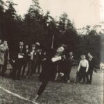 Zawody na stadionie przy ul. Sportowej w Jaworzynie Śląskiej - lata 50.