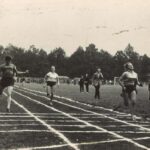 Zawody na stadionie przy ul. Sportowej w Jaworzynie Śląskiej - lata 50.