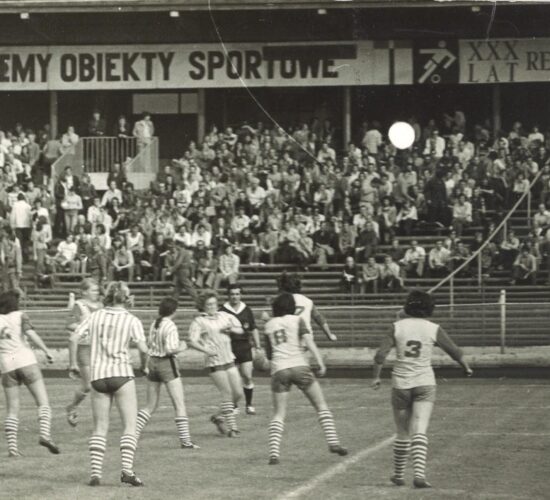 Mecz we Wrocławiu: Karolinki Jaworzyna Śląska – ZWAP Świdnica, 1975 r.