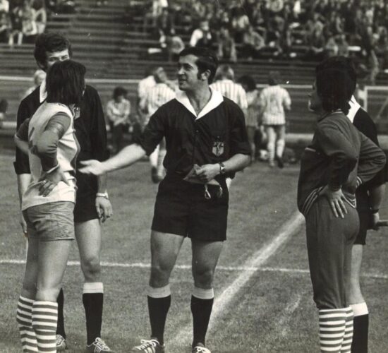 Mecz we Wrocławiu: Karolinki Jaworzyna Śląska – ZWAP Świdnica, 1975 r.