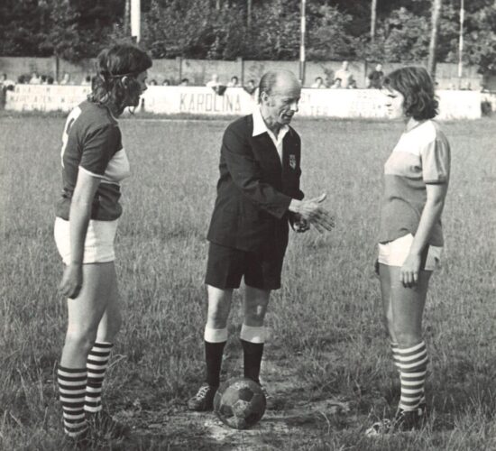 Mecz Karolinki Jaworzyna Śląska – Czarni Sosnowiec, 1979 r.